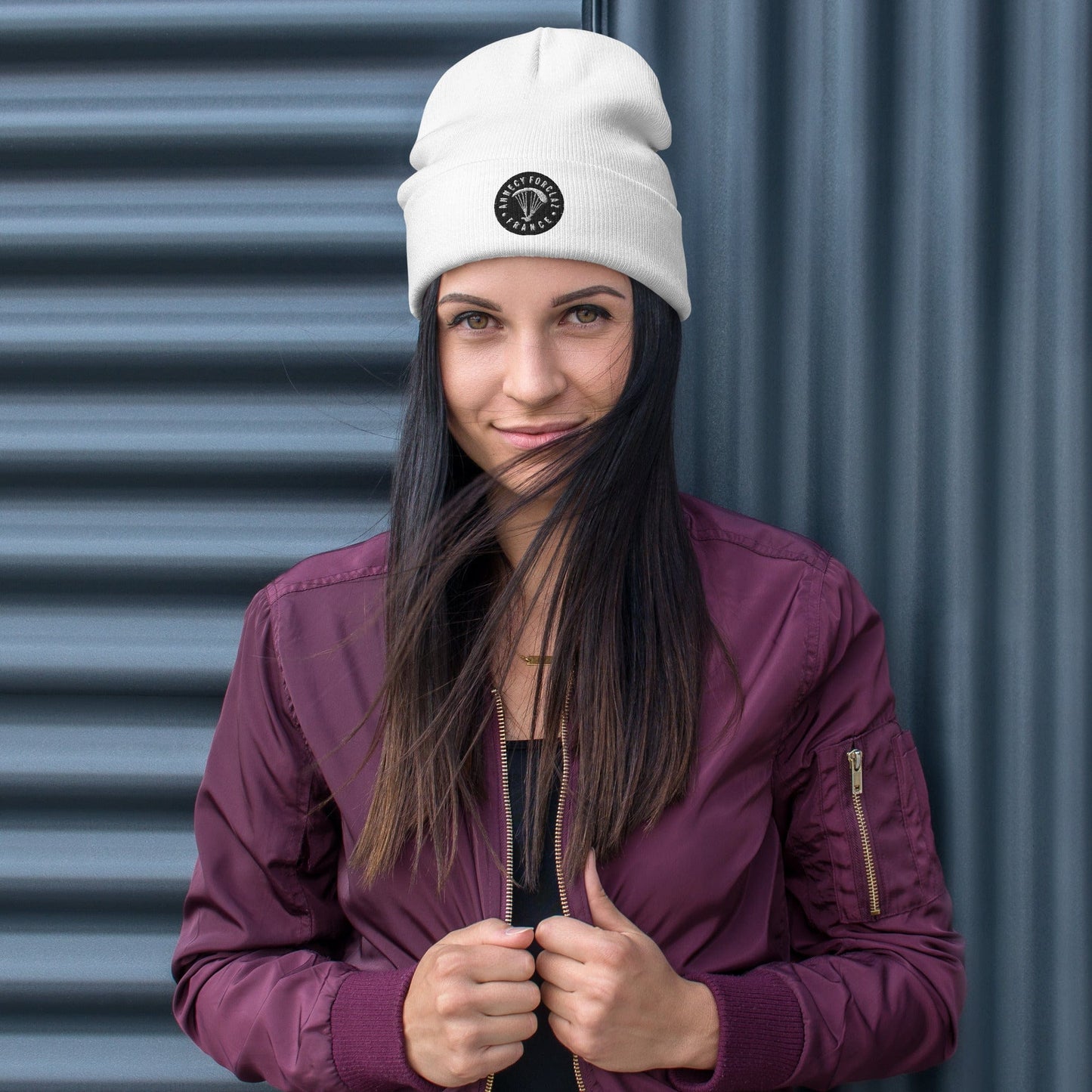 LAUNCH & FLIGHT CO. EMBROIDERY Annecy Beanie | Warm Head, Cool Launch
