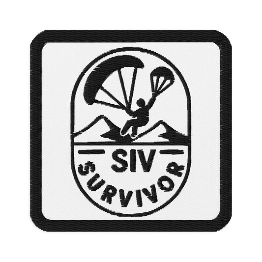 LAUNCH & FLIGHT CO. EMBROIDERY-PATCH SIV Survivor — Lessons Above the Lake Patch