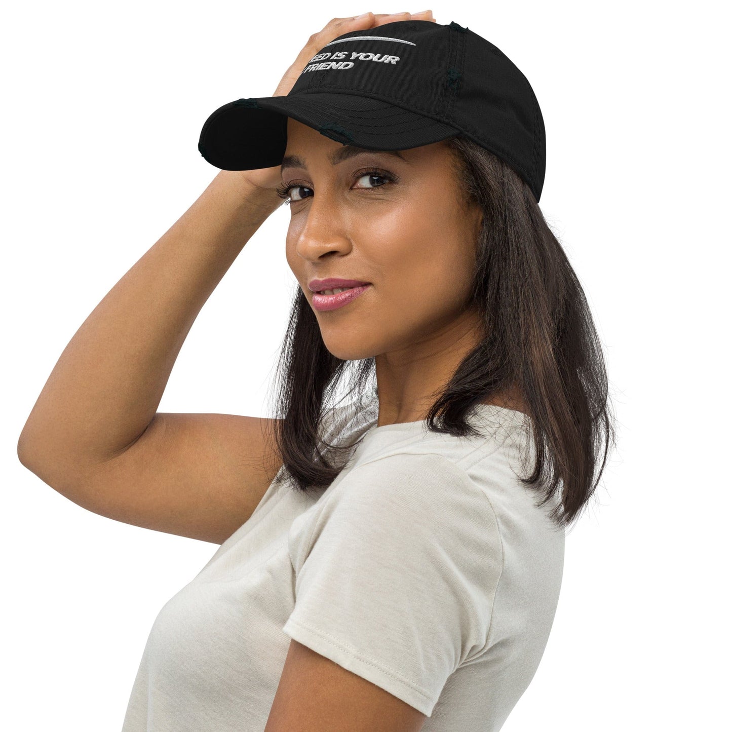 LAUNCH & FLIGHT CO. EMBROIDERY Speed Is Your Friend | Trim Fast, Think Slow