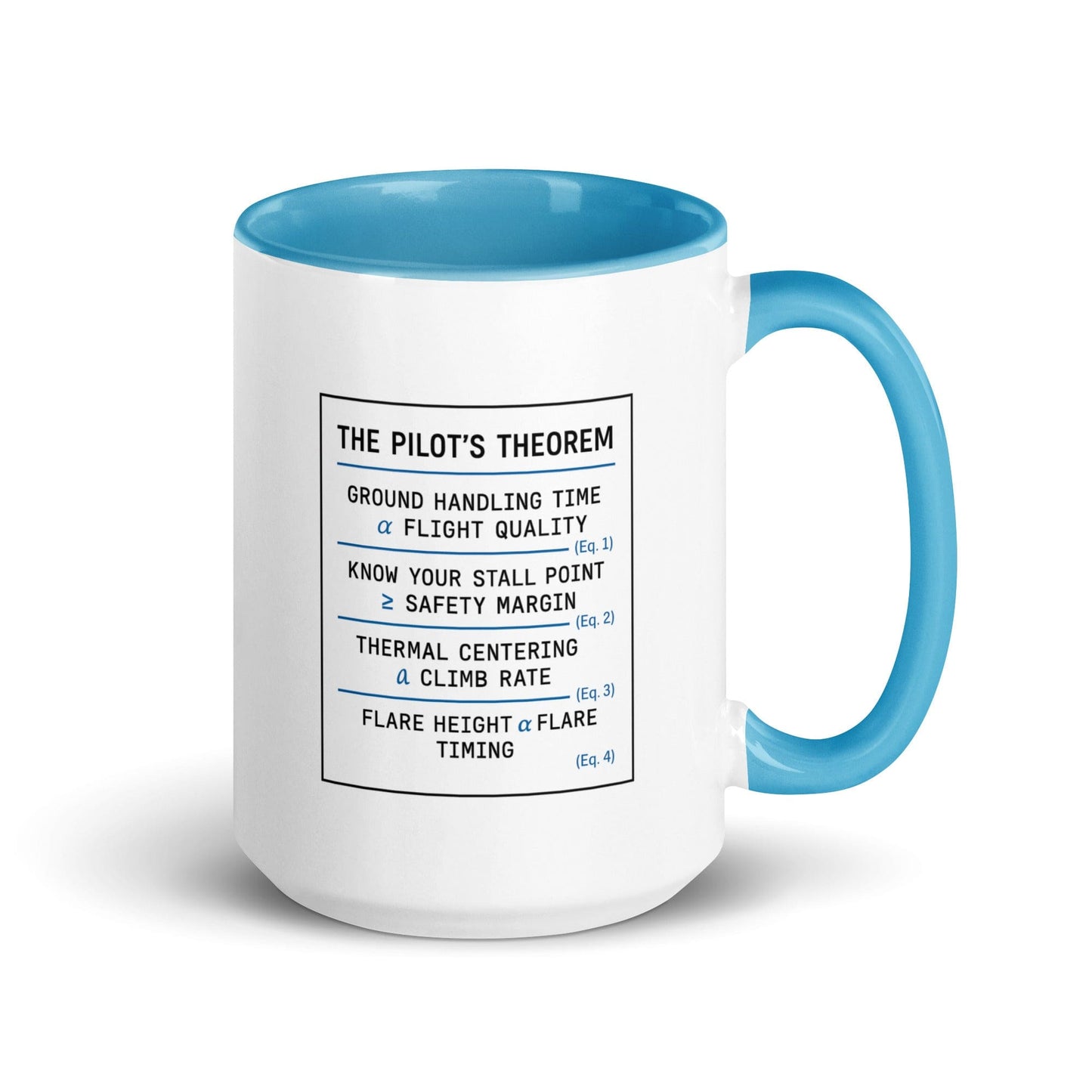 LAUNCH & FLIGHT CO. MUG Pilot’s Theorem Mug | Fuel for Thought (and Flight)
