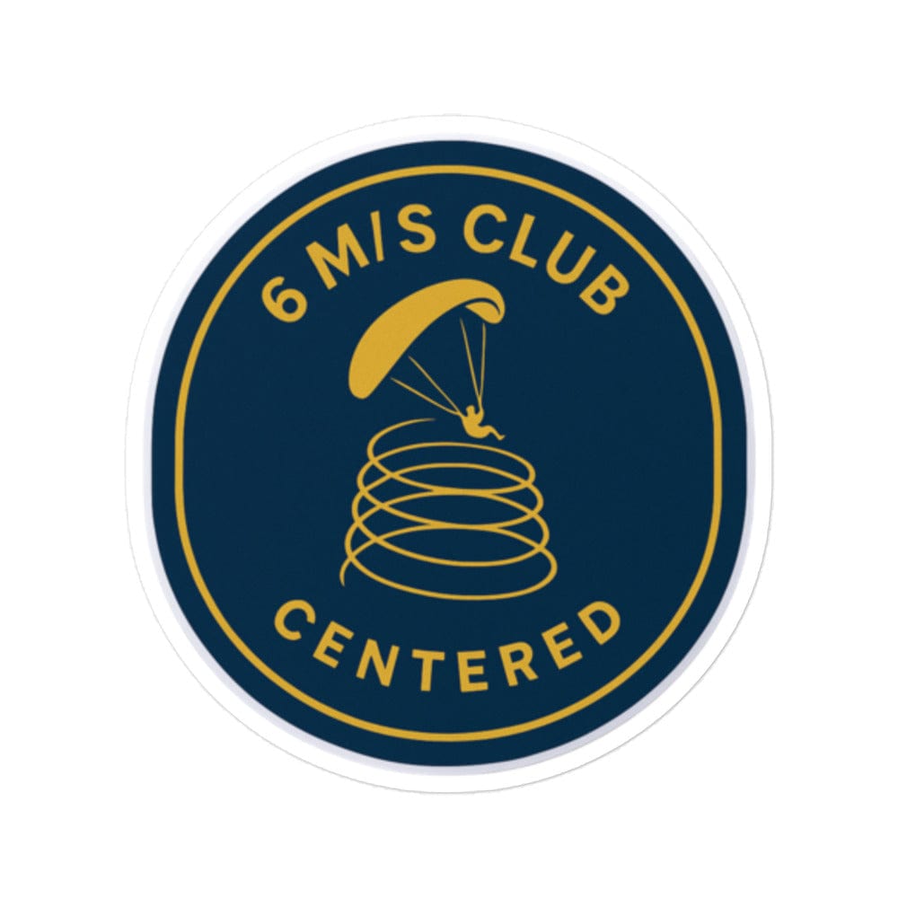 LAUNCH & FLIGHT CO. STICKER 5.5″×5.5″ 6 m/s Club | When Altitude Happens Fast