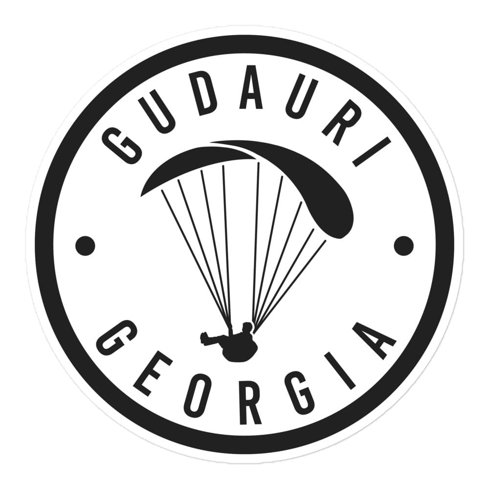 Launch & Flight Co. Sticker 5.5″×5.5″ Gudauri | Proof You Flew the Caucasus