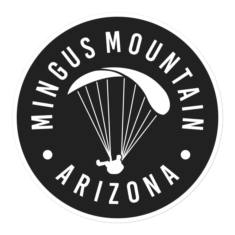 Launch & Flight Co. Sticker 5.5″×5.5″ Mingus Mountain | Proof You Flew the Desert Ridge