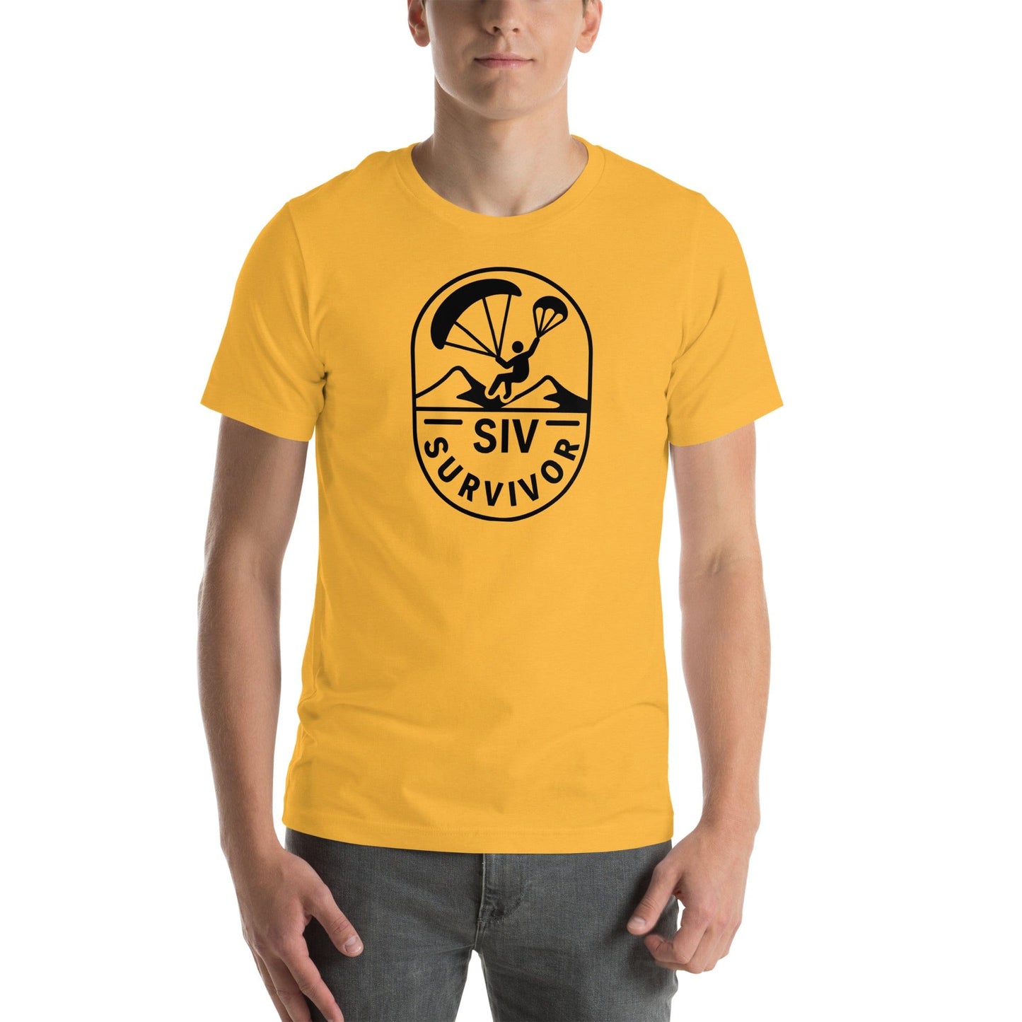 LAUNCH & FLIGHT CO. T-SHIRT Heather Yellow Gold / S SIV Survivor | Over the Box and Back Again