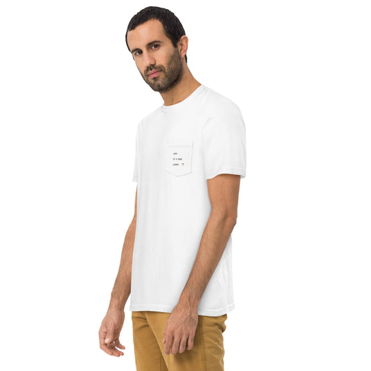 LAUNCH & FLIGHT CO. T-SHIRT Love Is a Good Launch Pocket Tee
