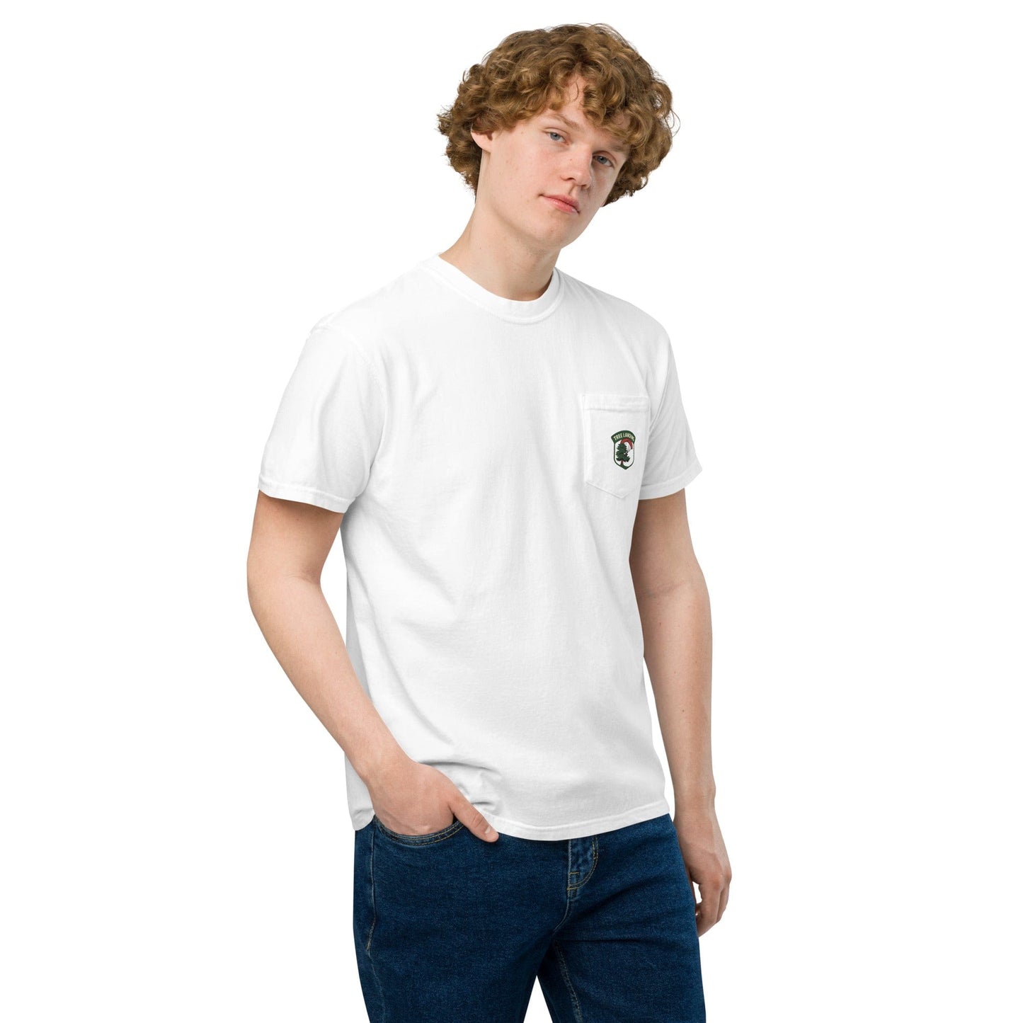 LAUNCH & FLIGHT CO. Tree Landing Pocket Tee | Stuck But Stylish