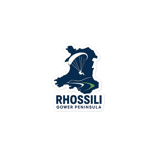 LAUNCH & FLIGHT CO. 3″×3″ Rhossili | Wales’ Coastal Runway