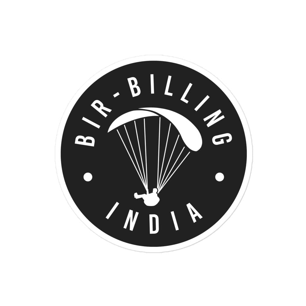 Post Sticker Bir Bir Billing Black Paragliding Sticker | Matte Vinyl Decal for Pilots ...