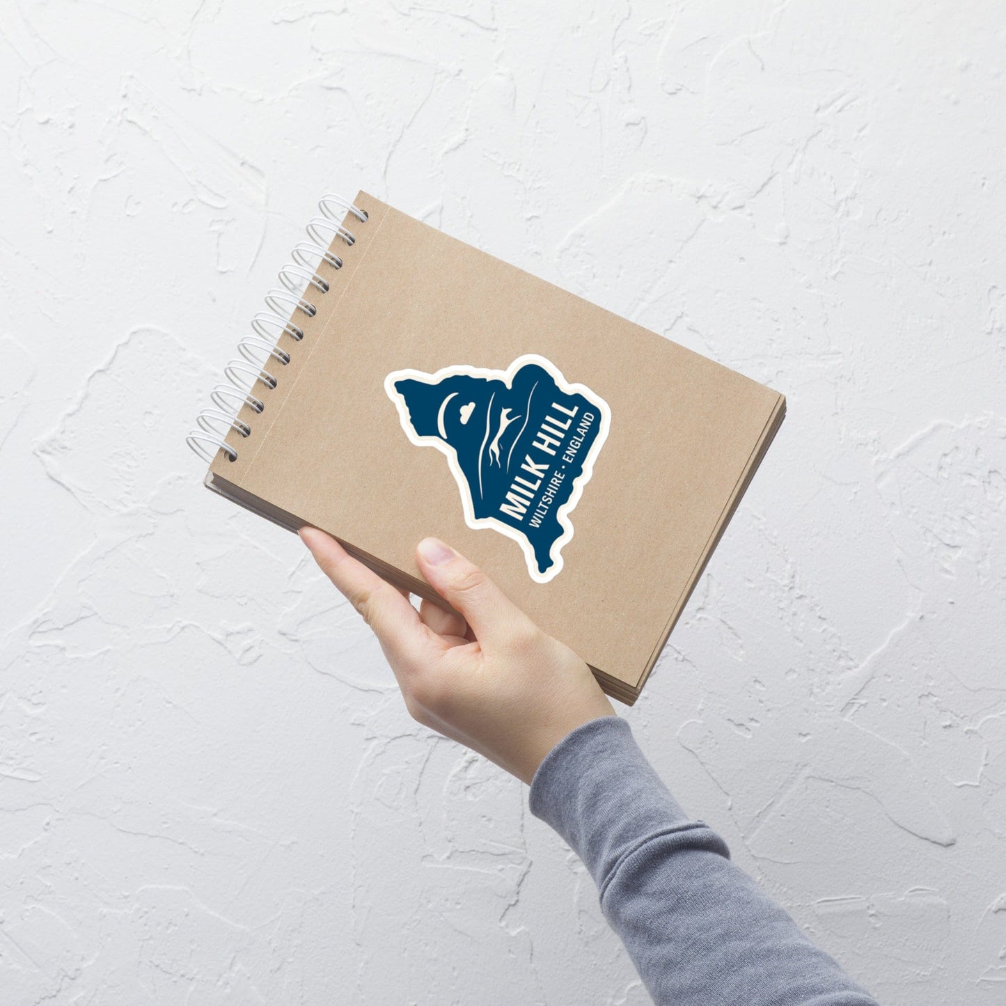 LAUNCH & FLIGHT CO. 5.5″×5.5″ Milk Hill – Wiltshire | Paragliding Sticker by Launch & Flight Co.