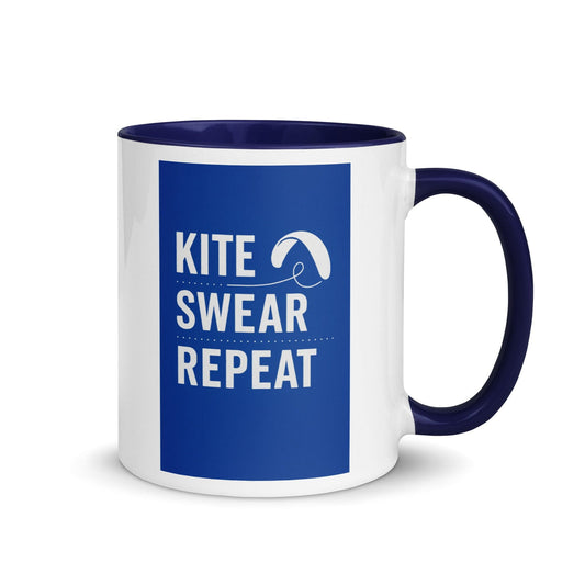 LAUNCH & FLIGHT CO. Dark Blue Kite / Swear / Repeat | Fuel for the Wind Beaten