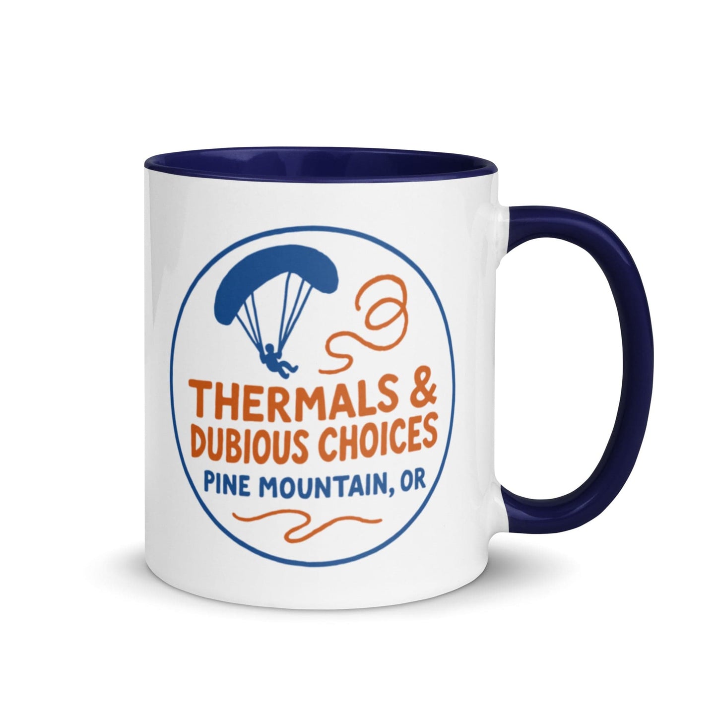 LAUNCH & FLIGHT CO. Dark Blue Thermals & Dubious Choices | Morning Debrief Mug