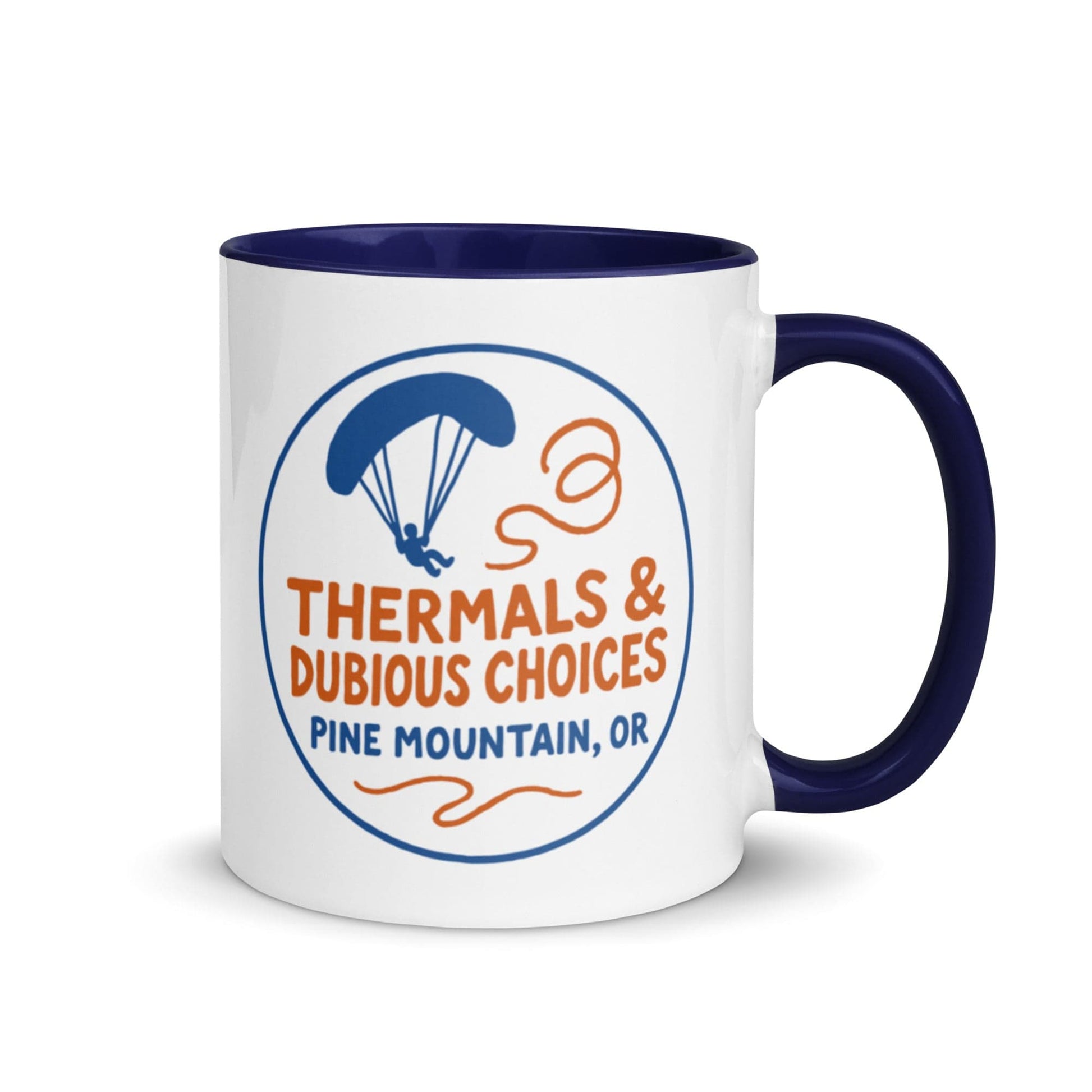 LAUNCH & FLIGHT CO. Dark Blue Thermals & Dubious Choices | Morning Debrief Mug