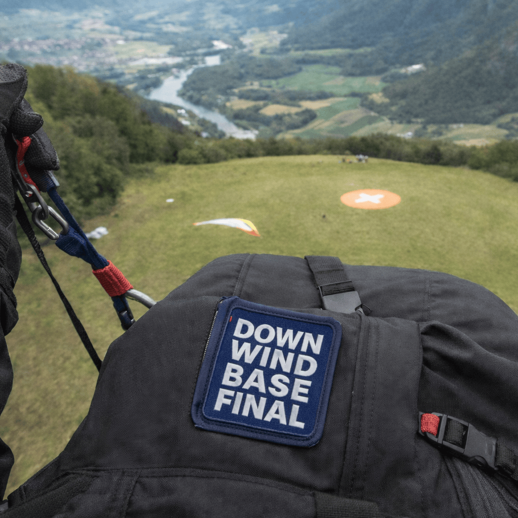 Downwind Base Final Paragliding Patch | Pilot Gear & Gifts – LAUNCH ...