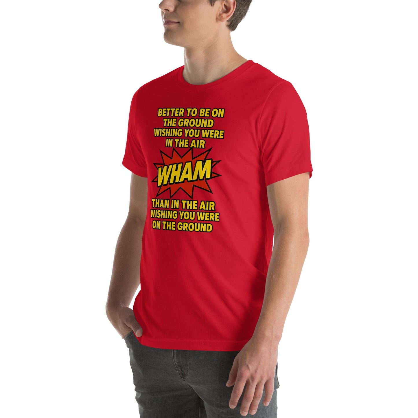 LAUNCH & FLIGHT CO. Ground Wishes / Air Regrets | WHAM! Tee