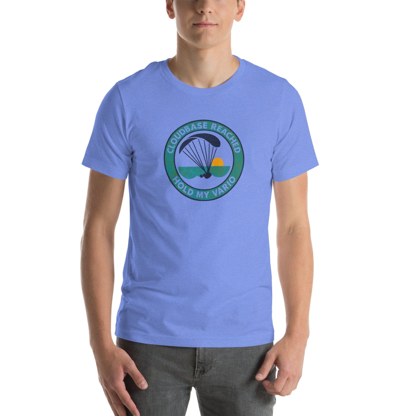 LAUNCH & FLIGHT CO. Heather Columbia Blue / XS Cloudbase Club | Altitude Achieved