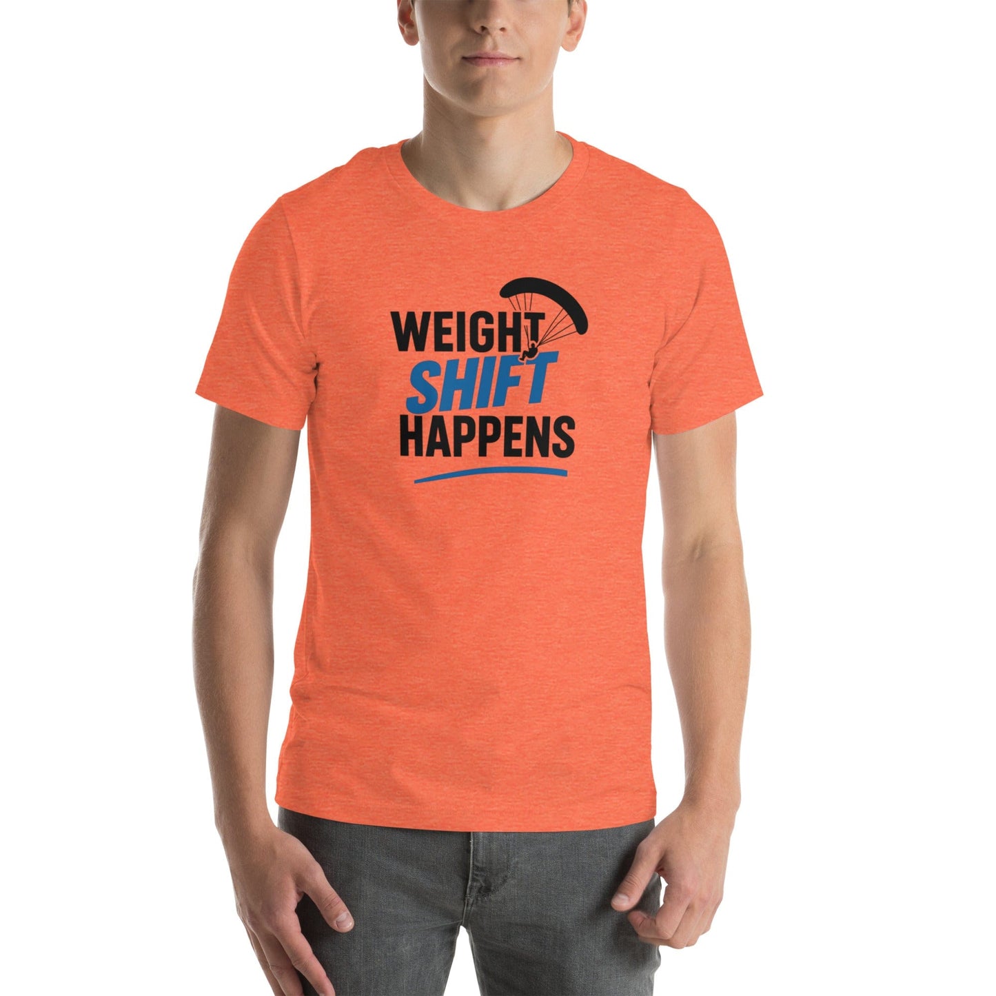 LAUNCH & FLIGHT CO. Heather Orange / S Weight Shift Happens | Stay Centered