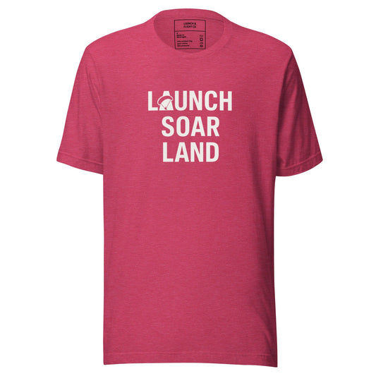 LAUNCH & FLIGHT CO. Heather Raspberry / S Launch / Soar / Land | The Cycle of Flight