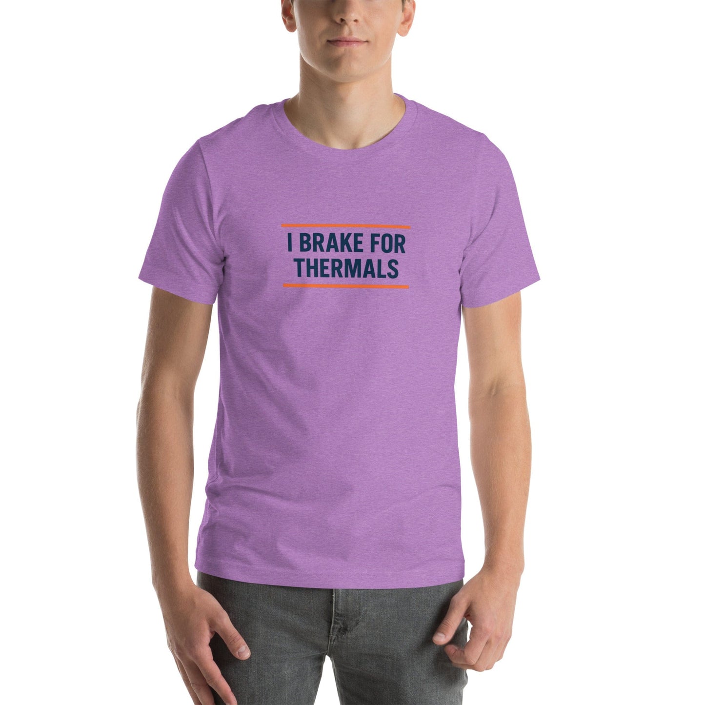 LAUNCH & FLIGHT CO. Heather Team Purple / XS I Brake for Thermals | Timing Is Everything