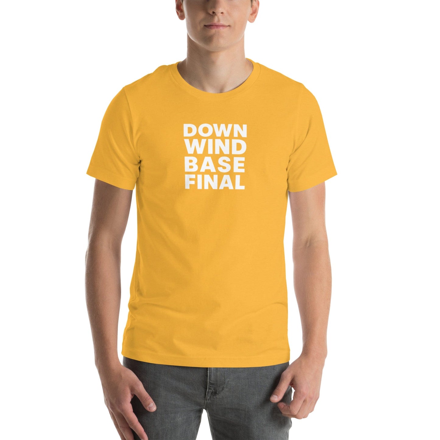 LAUNCH & FLIGHT CO. Heather Yellow Gold / XS Downwind • Base • Final | Approaches Make Pilots