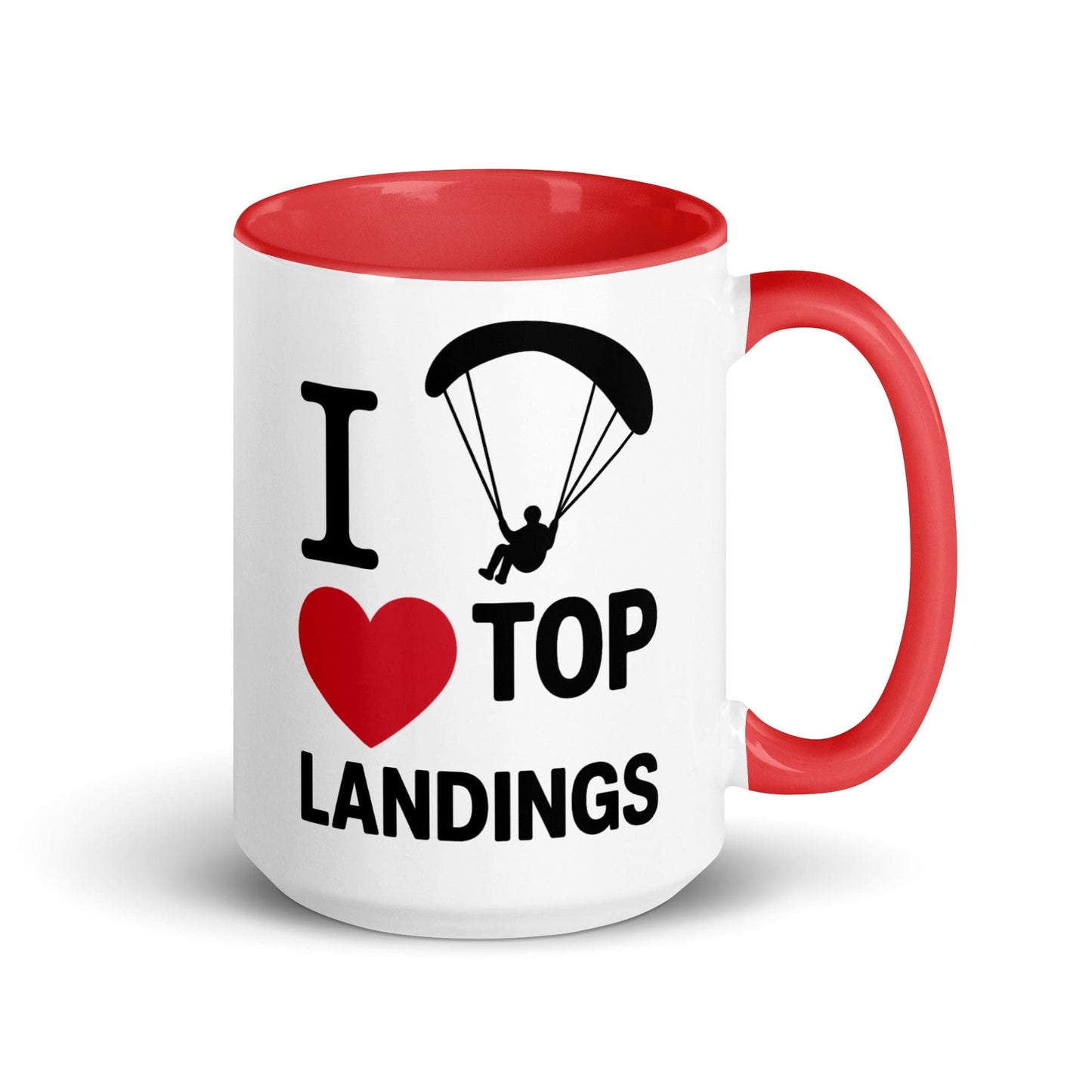 LAUNCH & FLIGHT CO. MUG 15 oz I ❤️ Top Landings Mug | Sip with Style (and a Wink)