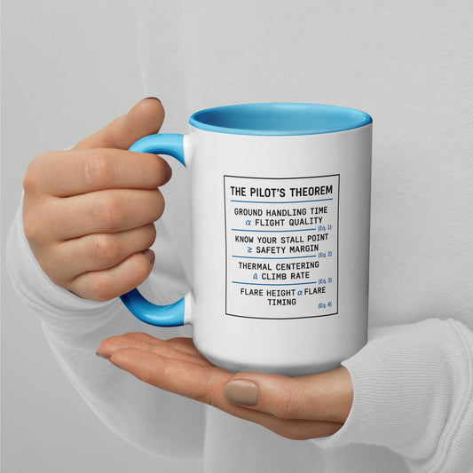 LAUNCH & FLIGHT CO. MUG 15 oz Pilot’s Theorem Mug | Fuel for Thought (and Flight)