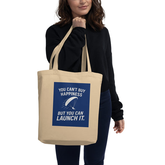 LAUNCH & FLIGHT CO. Oyster You Can’t Buy Happiness | Tote for the Terminally Lifted