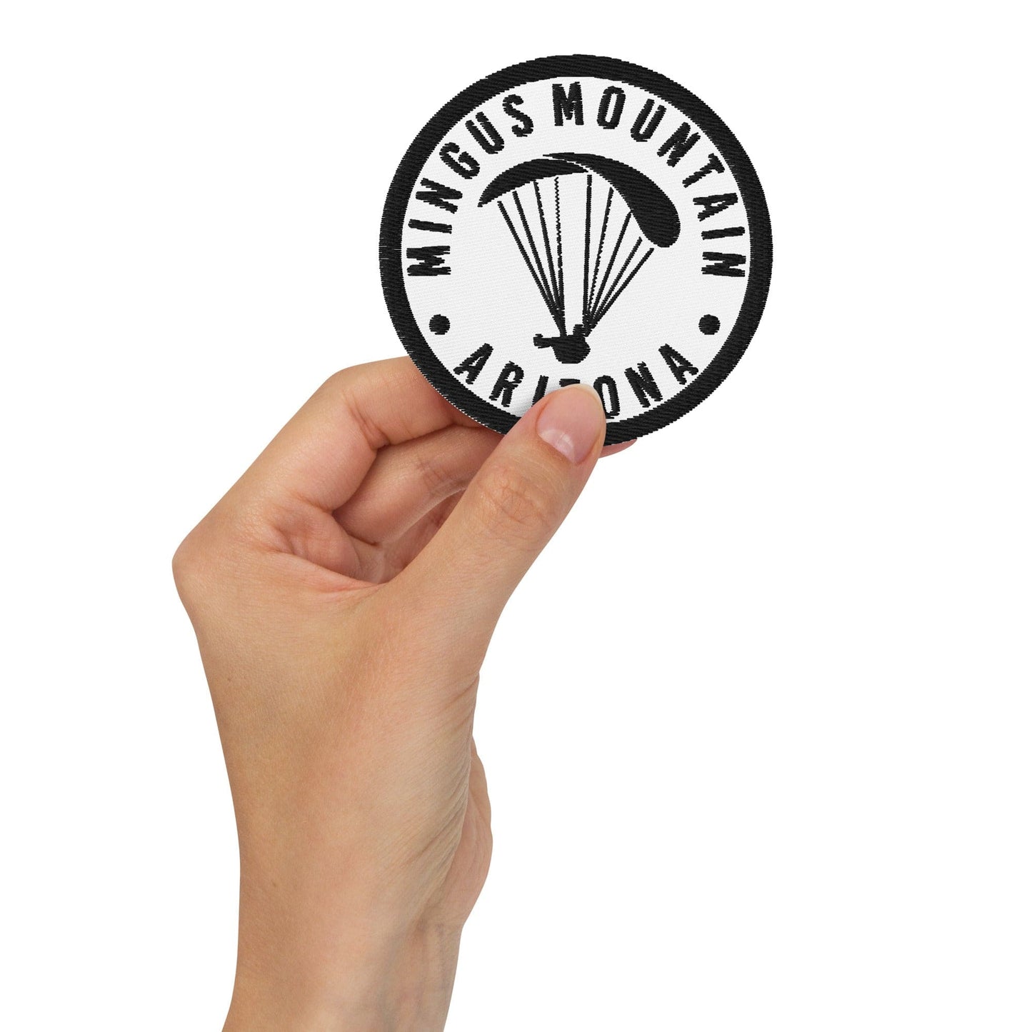 Launch & Flight Co. Patch White Mingus Mountain | Thermals, Tailwinds & Arizona Altitude