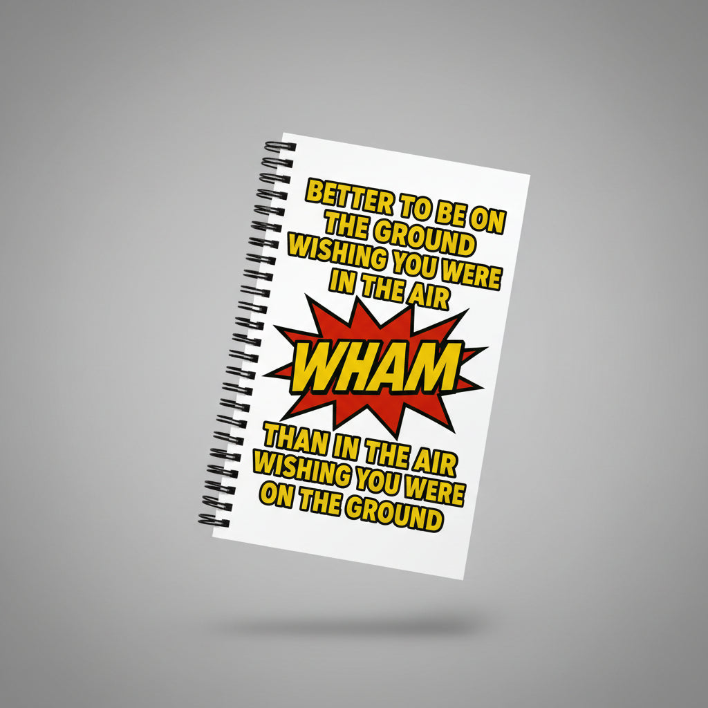 LAUNCH & FLIGHT CO. POSTCARD Ground Wisdom | The WHAM! Notebook