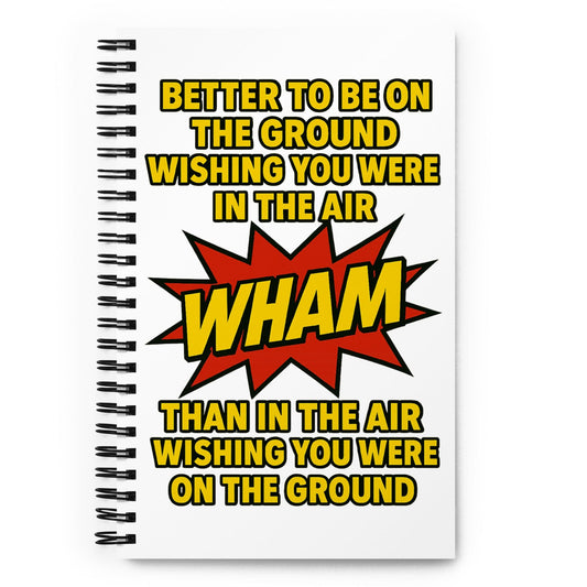 LAUNCH & FLIGHT CO. POSTCARD Ground Wisdom | The WHAM! Notebook