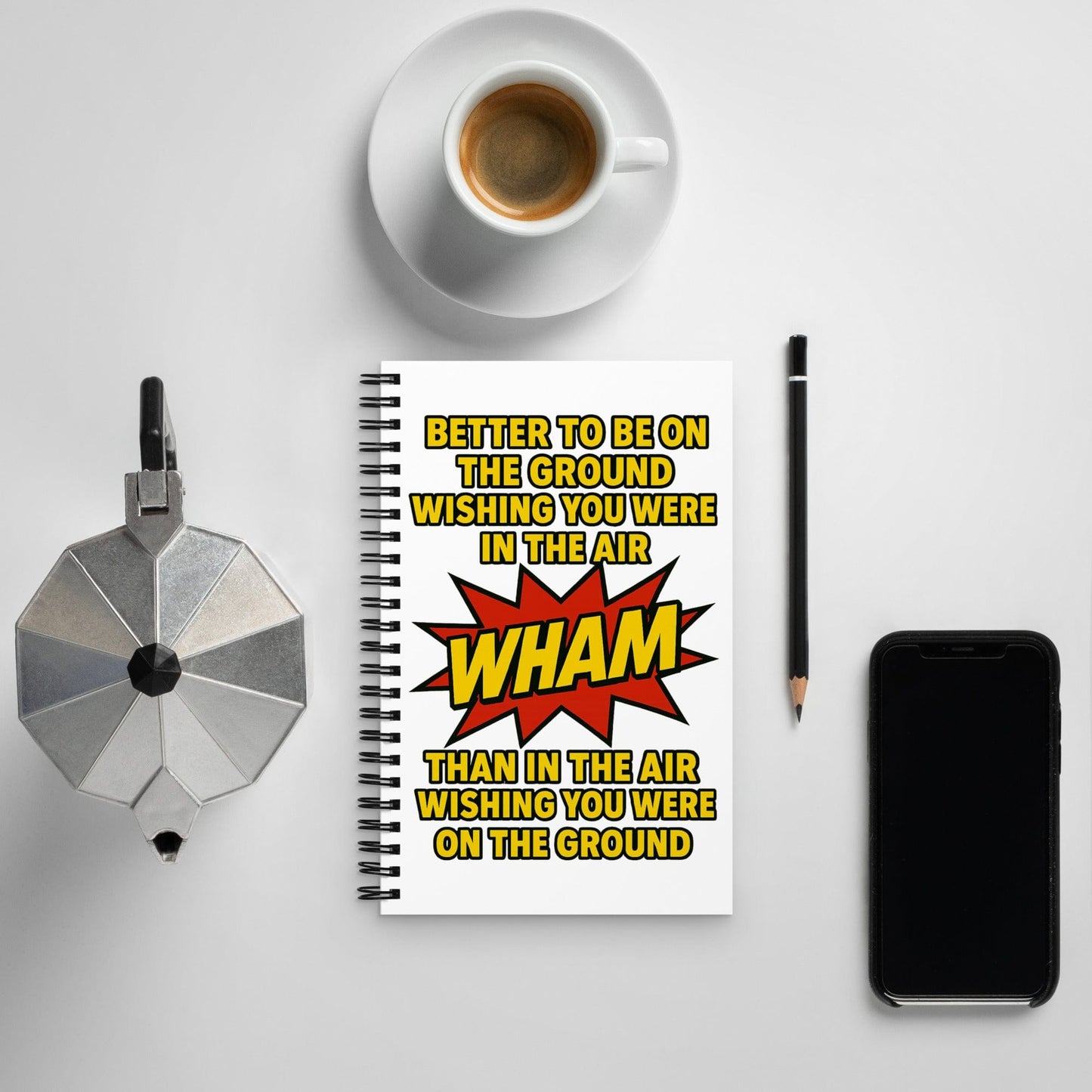 LAUNCH & FLIGHT CO. POSTCARD Ground Wisdom | The WHAM! Notebook