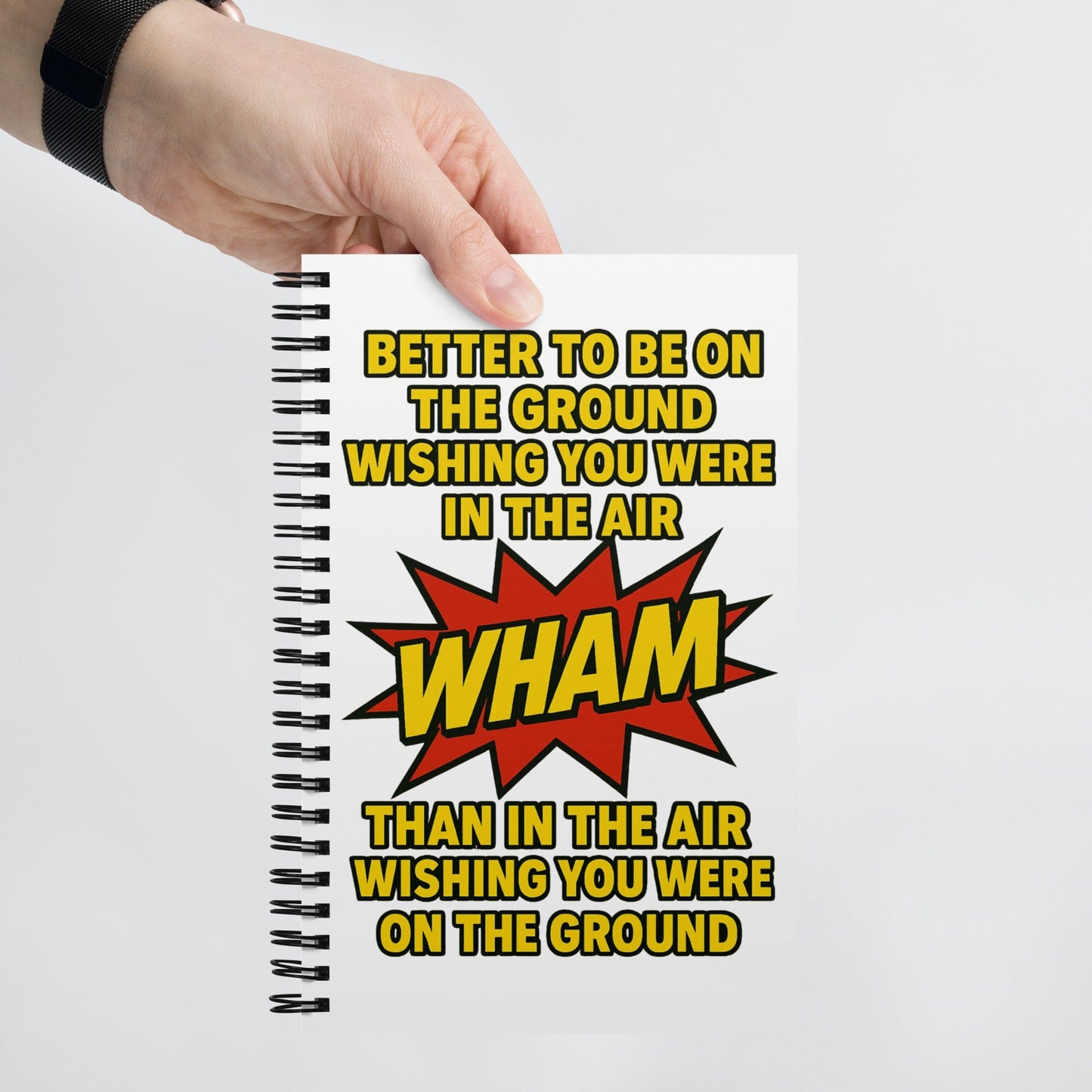 LAUNCH & FLIGHT CO. POSTCARD Ground Wisdom | The WHAM! Notebook