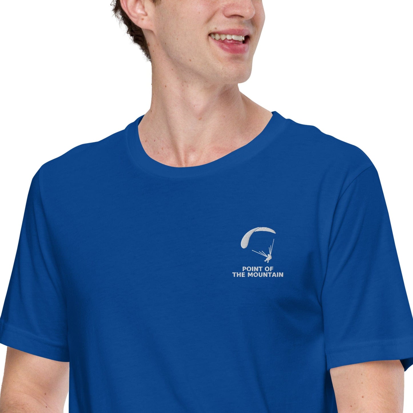 LAUNCH & FLIGHT CO. S Point of the Mountain Paragliding Unisex t-shirt