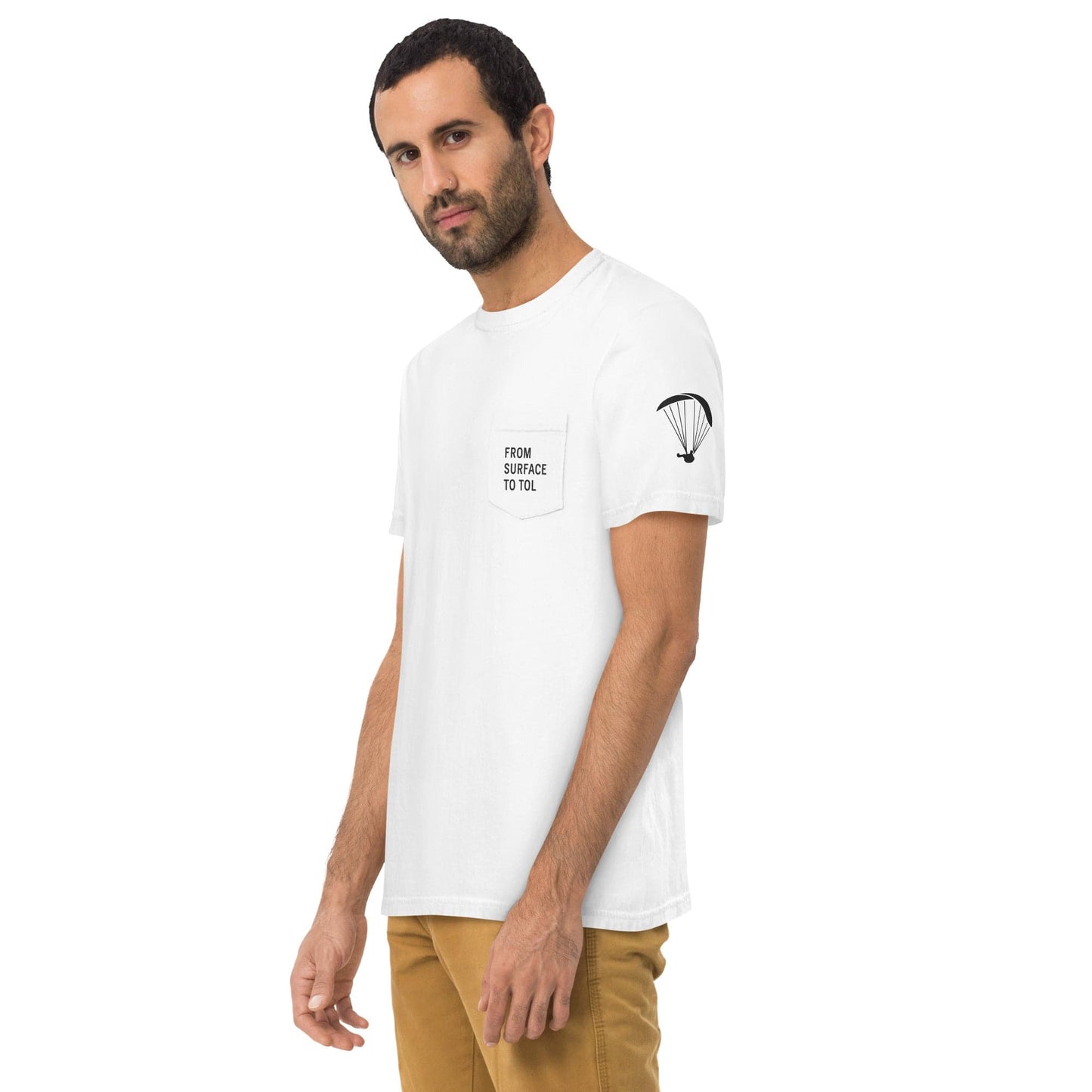 LAUNCH & FLIGHT CO. S Top of Lift Pocket Tee
