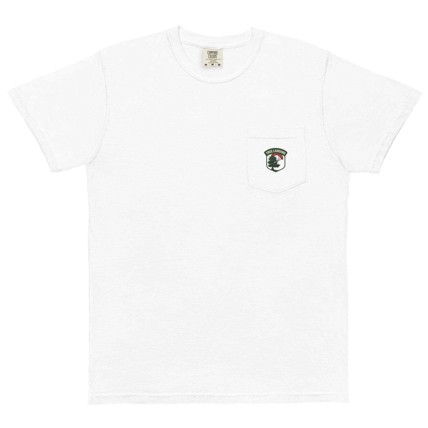 LAUNCH & FLIGHT CO. S Tree Landing Pocket Tee | Stuck But Stylish