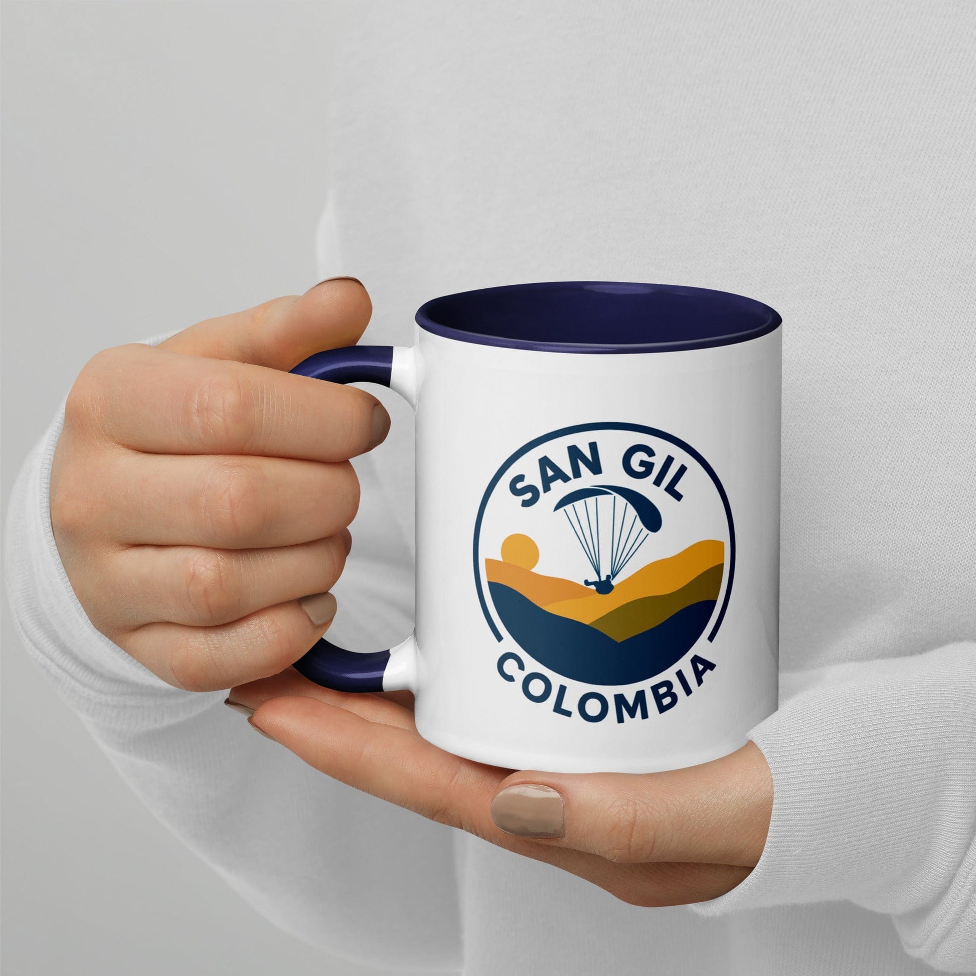 LAUNCH & FLIGHT CO. San Gil Mug | Paragliding San Gil Colombia Coffee Cup for Pilots