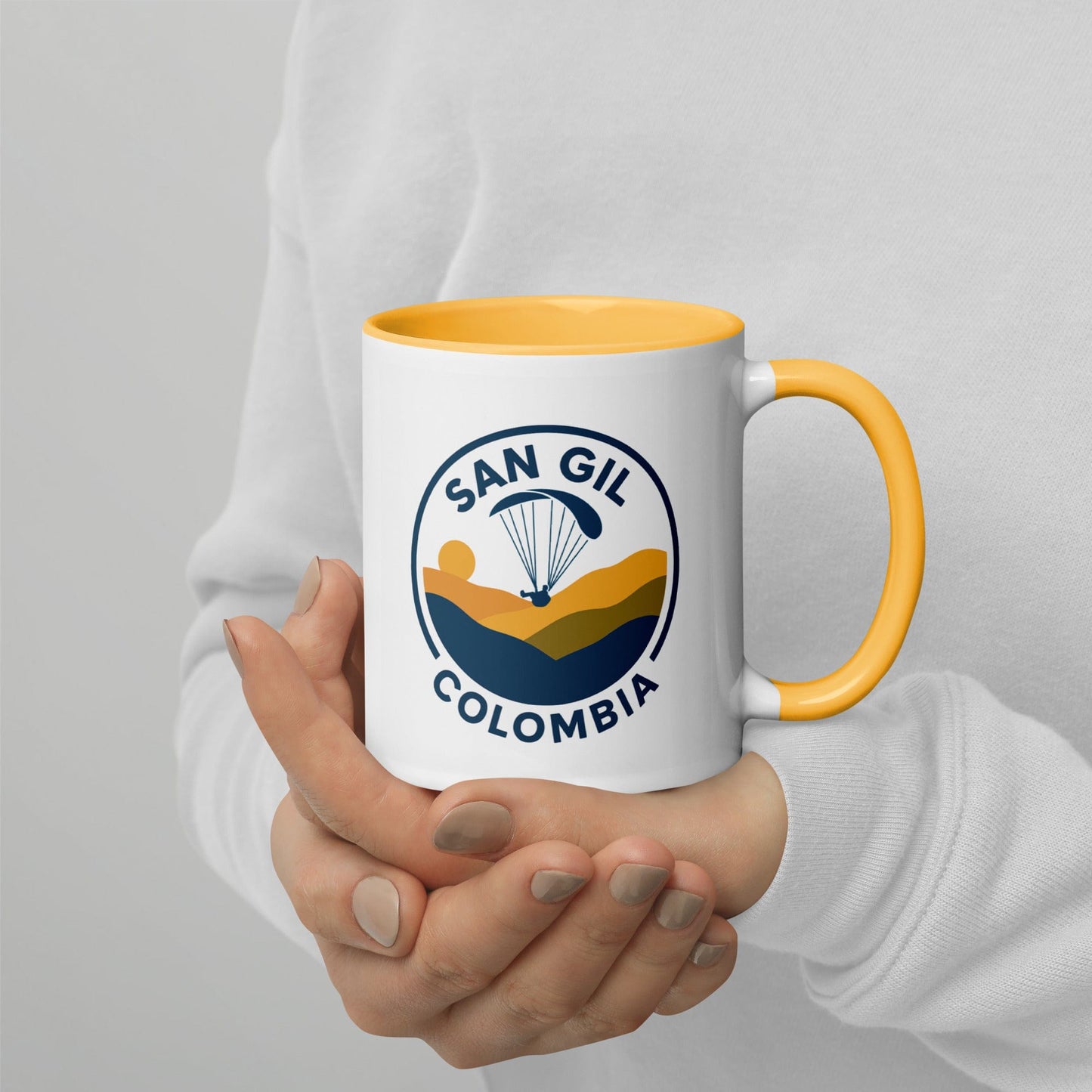 LAUNCH & FLIGHT CO. San Gil Mug | Paragliding San Gil Colombia Coffee Cup for Pilots