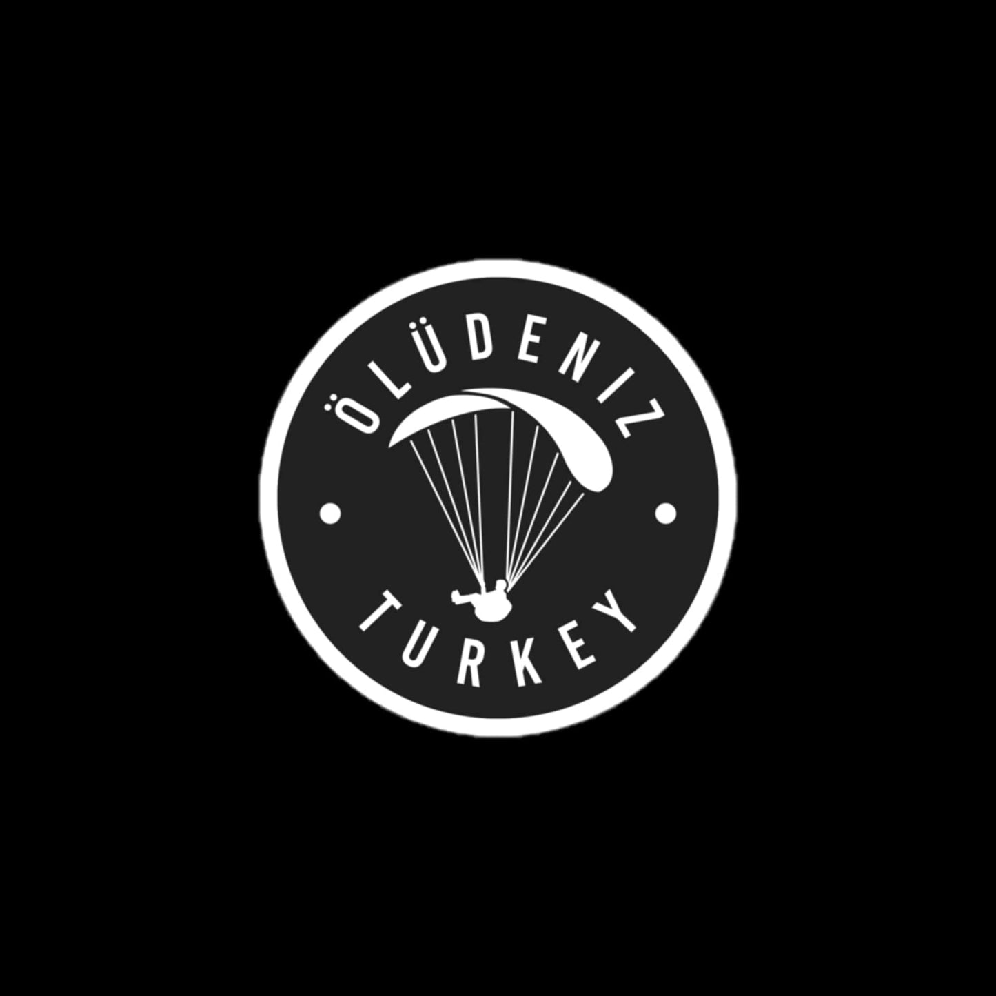 LAUNCH & FLIGHT CO. STICKER 3″×3″ Ölüdeniz Sticker | Stick the Blue Lagoon
