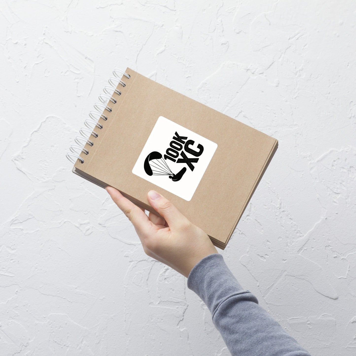 LAUNCH & FLIGHT CO. STICKER 4″×4″ 100K XC Sticker | Go Big or Glide Home