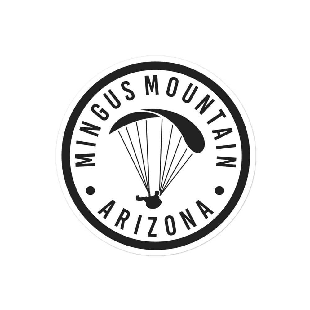 Launch & Flight Co. Sticker 4″×4″ Mingus Mountain | Proof You Flew the Desert Ridge