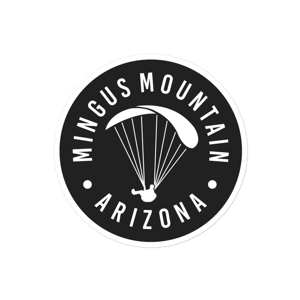 Launch & Flight Co. Sticker 4″×4″ Mingus Mountain | Proof You Flew the Desert Ridge