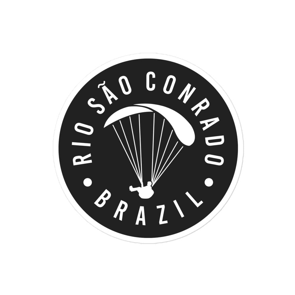Launch & Flight Co. Sticker 4″×4″ Rio de Janeiro | Proof You Flew Rio’s Coastline