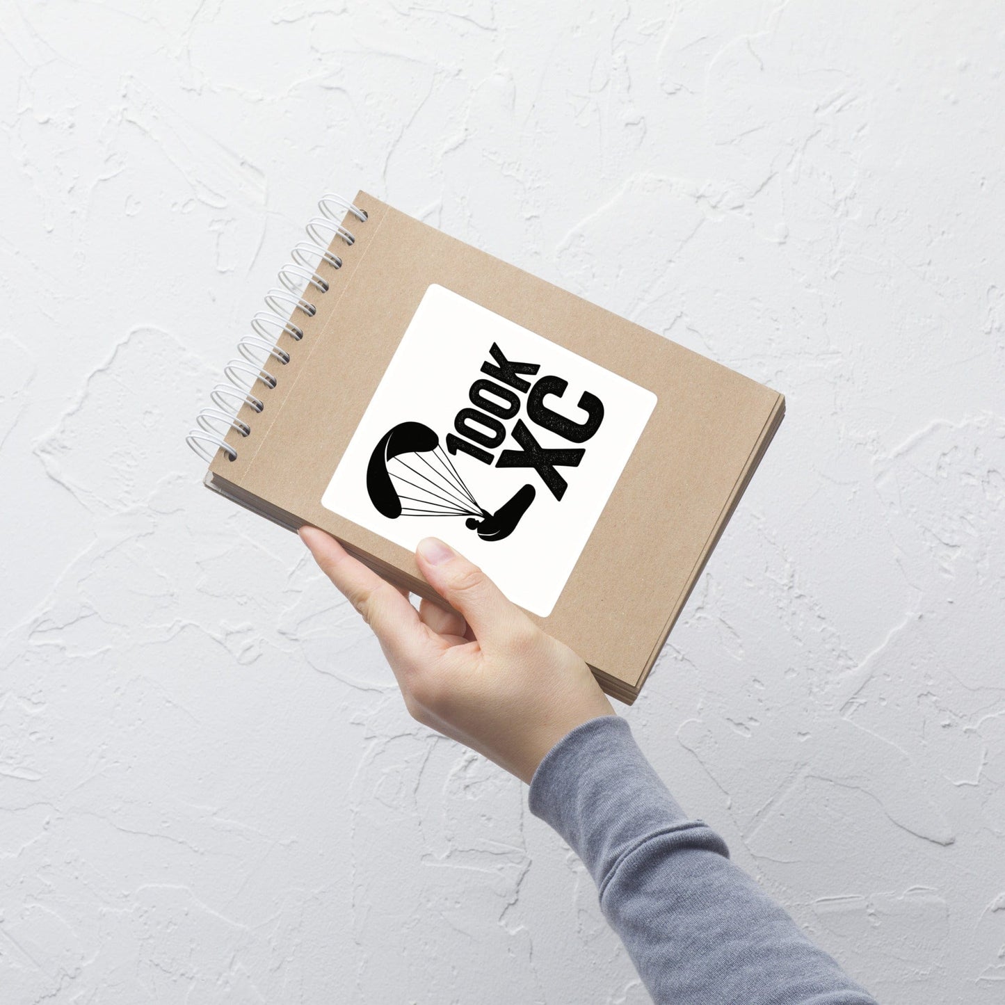 LAUNCH & FLIGHT CO. STICKER 5.5″×5.5″ 100K XC Sticker | Go Big or Glide Home