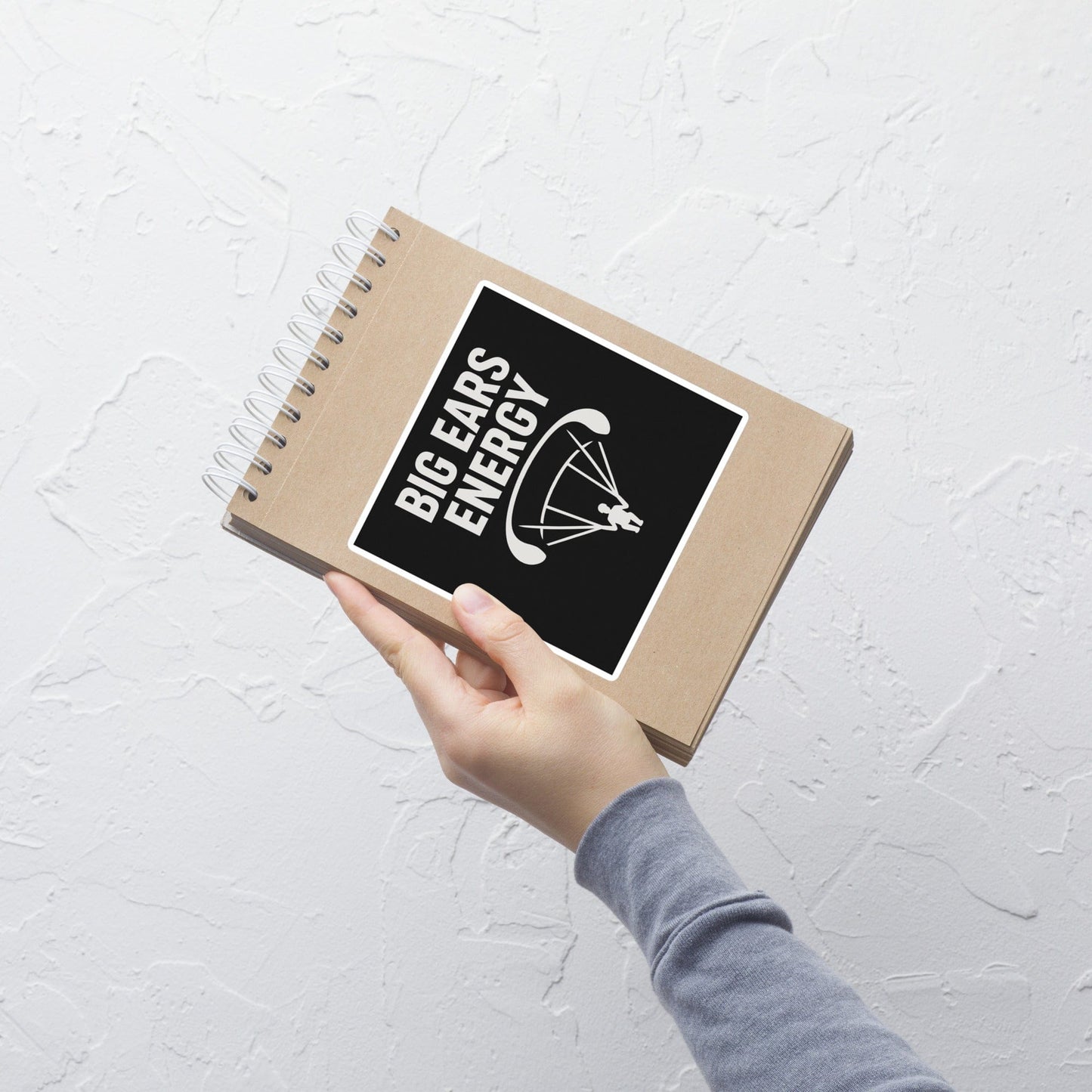 LAUNCH & FLIGHT CO. STICKER 5.5″×5.5″ BIG / EARS / ENERGY | Fold Tips, Not Standards