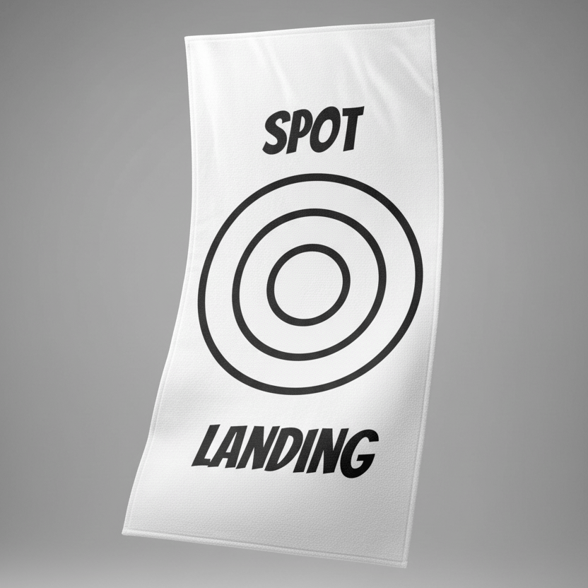 LAUNCH & FLIGHT CO. SUBLIMATION Spot Landing Towel | Nailed It