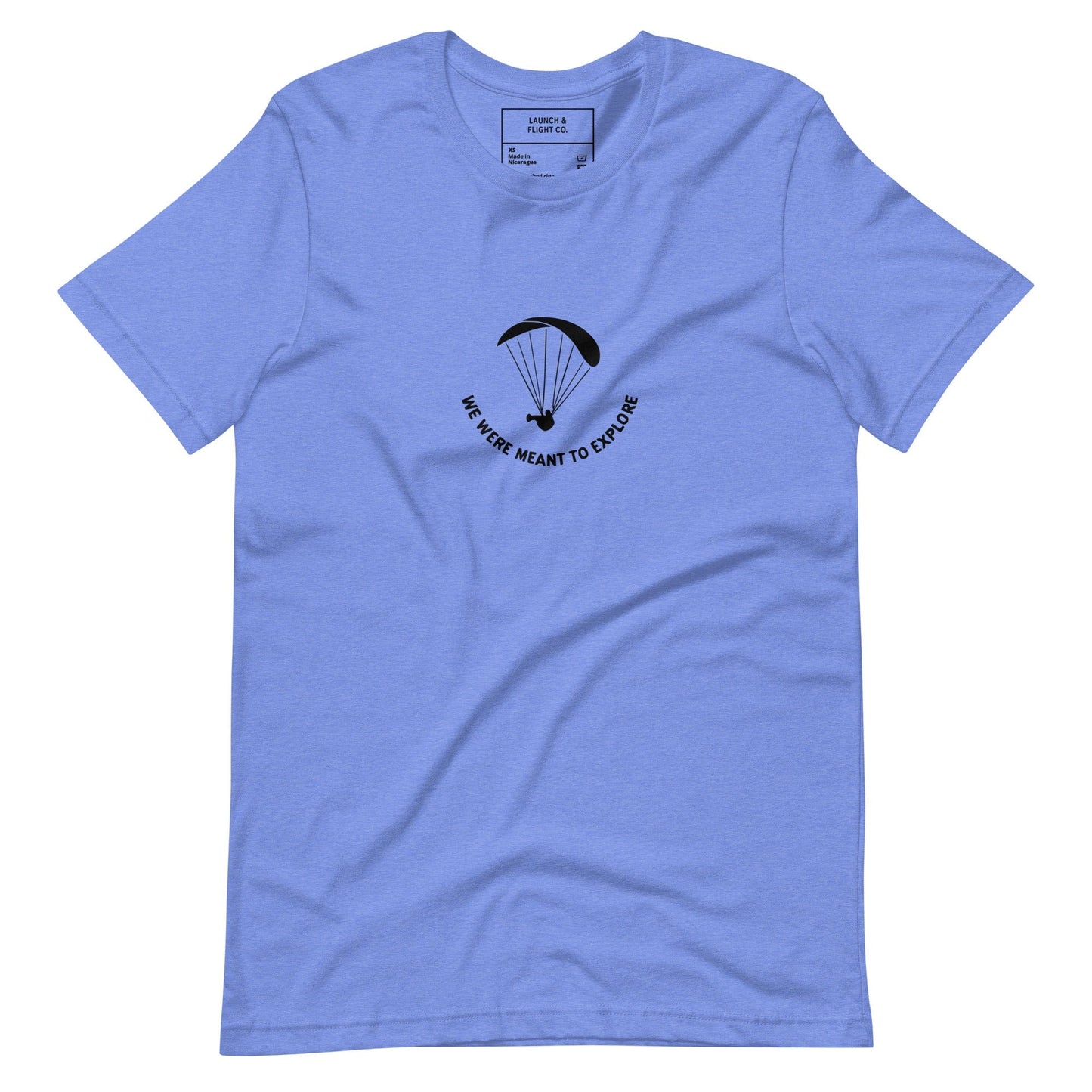 LAUNCH & FLIGHT CO. T-SHIRT Heather Columbia Blue / XS We Were Meant to Explore | Tee for the Terminally Curious