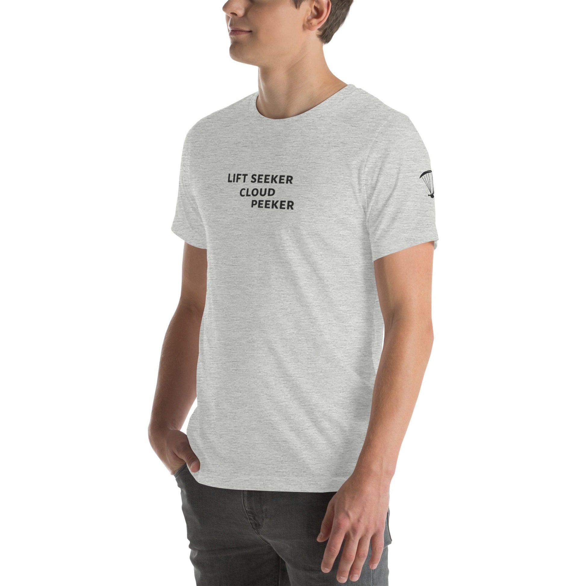 LAUNCH & FLIGHT CO. T-SHIRT Lift Seeker / Cloud Peeker Tee | For pilots who don’t stop climbing when the ridge ends