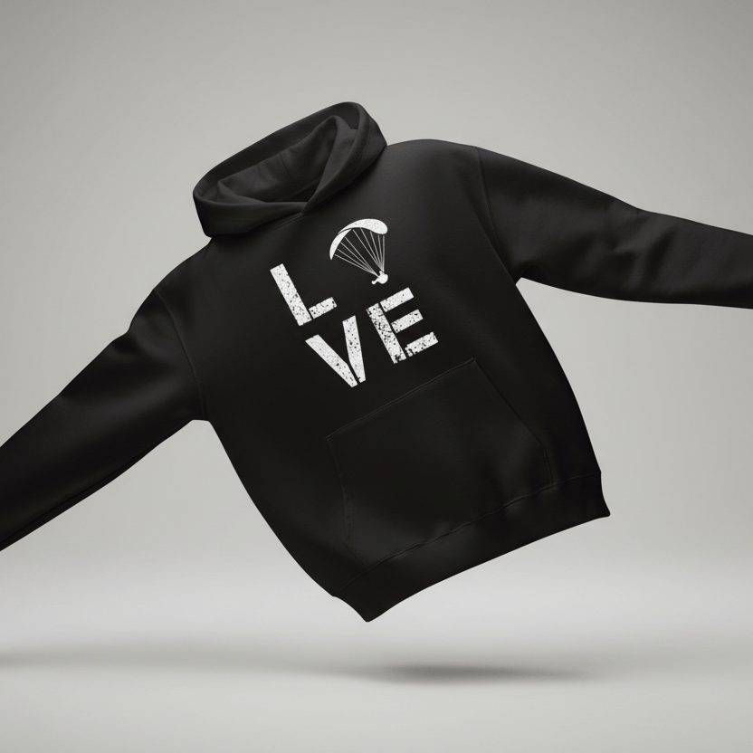 LAUNCH & FLIGHT CO. T-SHIRT LOVE / Paragliding Edition | The Lift You Can Wear