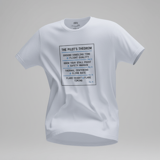 LAUNCH & FLIGHT CO. T-SHIRT Pilot’s Theorem | Proof That Lift Happens