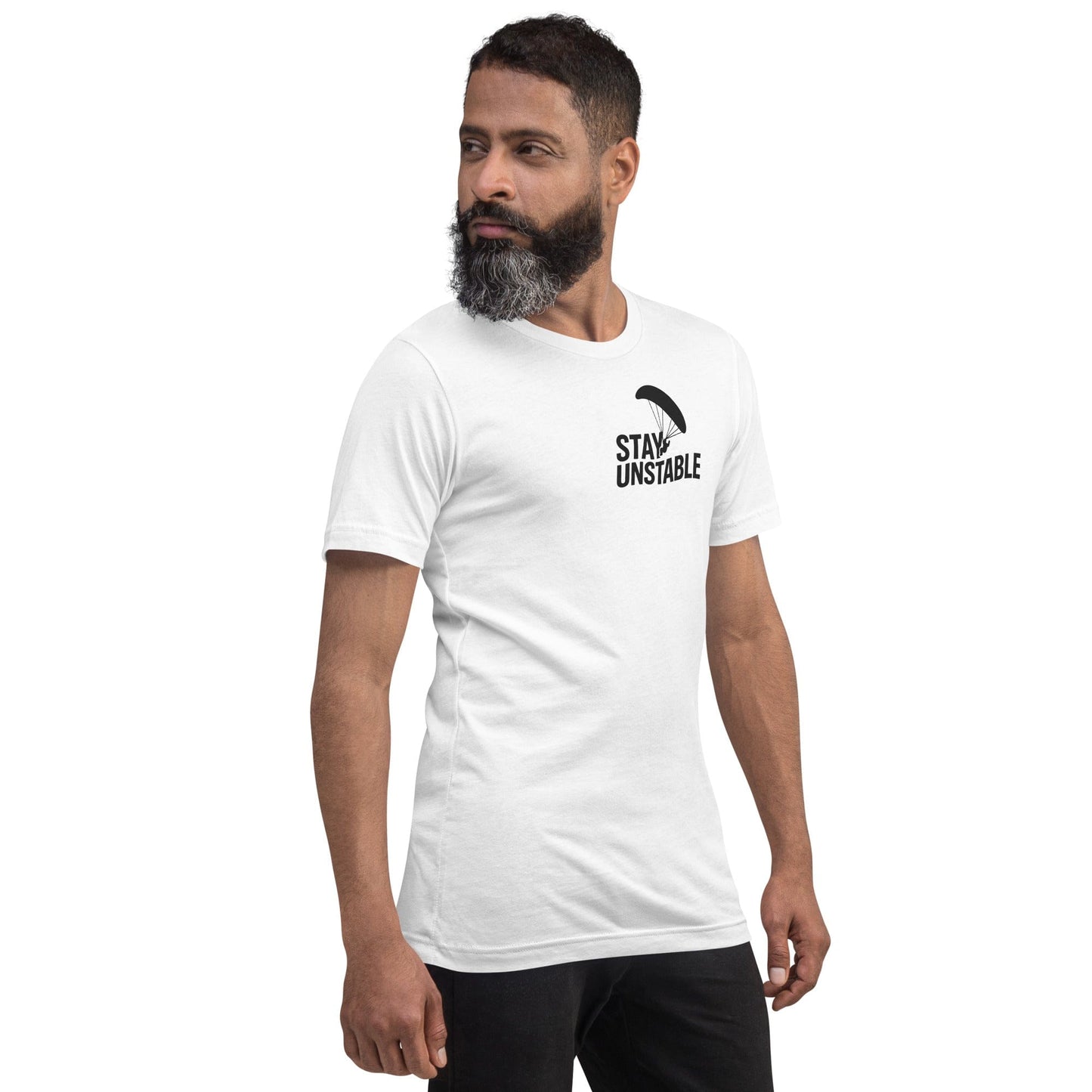 LAUNCH & FLIGHT CO. T-SHIRT Stay Unstable | Trimmed for Lift