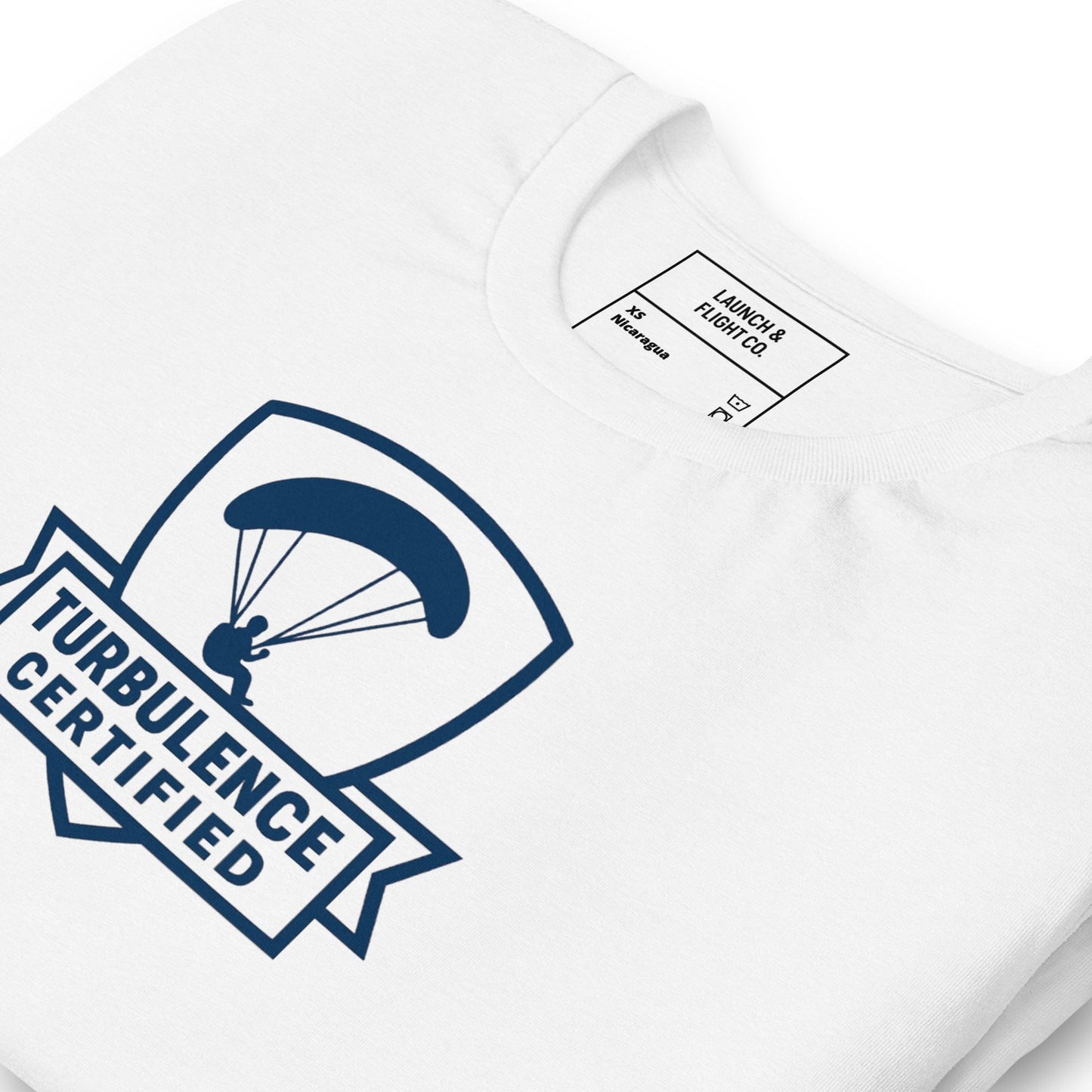 LAUNCH & FLIGHT CO. T-SHIRT Turbulence Certified | Paragliding T-Shirt